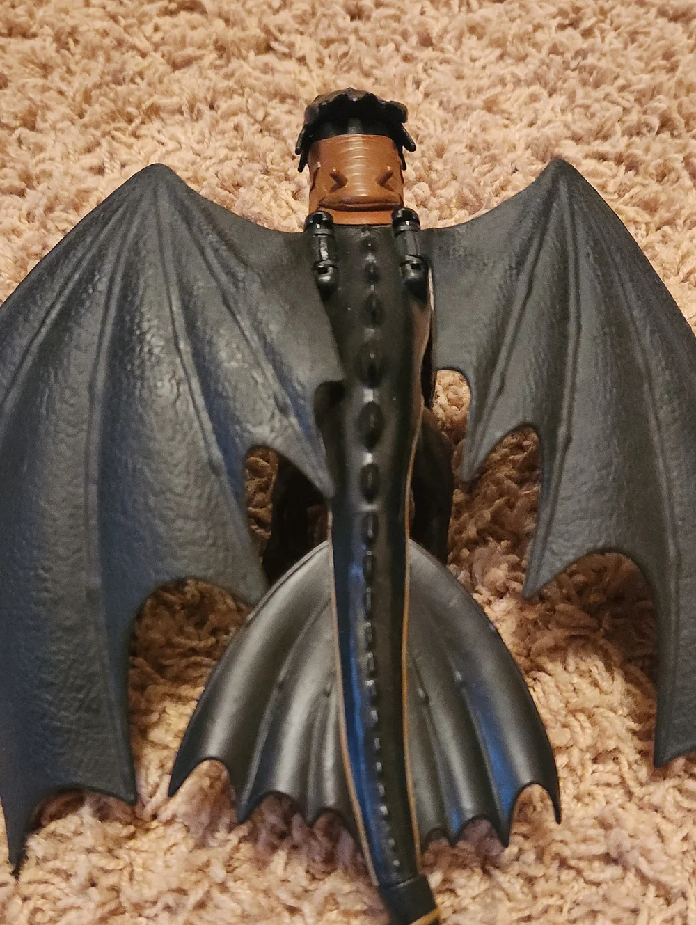 Toothless How To Train Your Dragon Black and Brown Dragon Figure Toy